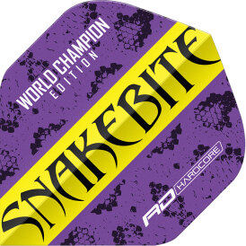 Red Dragon Flights Yin Yang Peter Wright Snakebite Purple & Yellow Double Sided Dart Flight Dartflights 2023 TF6964