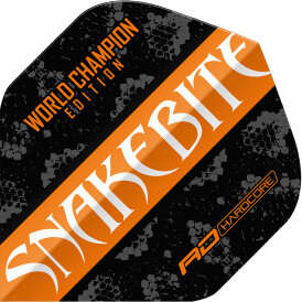 Red Dragon Flights Yin Yang Peter Wright Snakebite Orange & Black Double Sided Dart Flight Dartflights 2023 TF6965