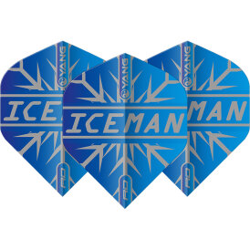 Red Dragon Flights Yin Yang Gerwyn Price Iceman Blue & White Double Sided Dart Flight Dartflights 2023 TF6968