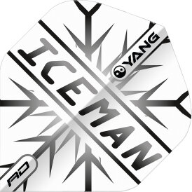 Red Dragon Flights Yin Yang Gerwyn Price Iceman Black & White Double Sided Dart Flight Dartflights 2023 TF6969