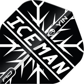 Red Dragon Flights Yin Yang Gerwyn Price Iceman Black & White Double Sided Dart Flight Dartflights 2023 TF6969