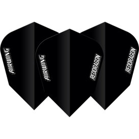 Red Dragon Flights Airwing Moulded Dart Flight Dartflights 2023 V-Standard Schwarz F6889