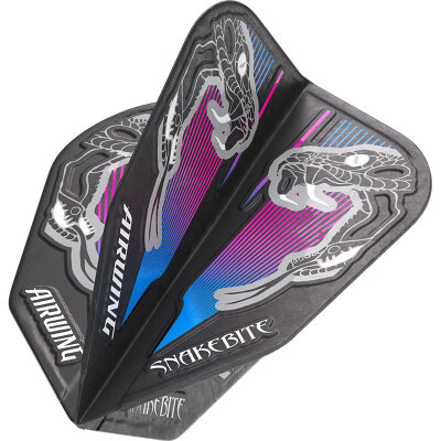 Red Dragon Flights Airwing Peter Wright Snakebite Moulded Dart Flight Dartflights 2023 V-Standard Blau F6903