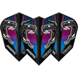 Red Dragon Flights Airwing Peter Wright Snakebite Moulded Dart Flight Dartflights 2023 V-Standard Blau F6903