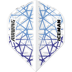 Red Dragon Flights Airwing Gerwyn Price Iceman Moulded Dart Flight Dartflights 2023 Standard Weiß F6906