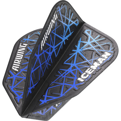 Red Dragon Flights Airwing Gerwyn Price Iceman Moulded Dart Flight Dartflights 2023 V-Standard Blau F6905