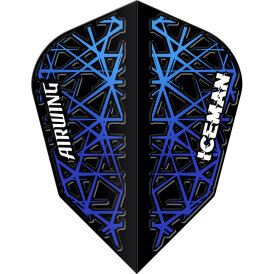 Red Dragon Flights Airwing Gerwyn Price Iceman Moulded Dart Flight Dartflights 2023 V-Standard Blau F6905