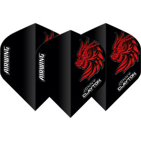 Red Dragon Flights Airwing Jonny Clayton The Ferret Moulded Dart Flight Dartflights 2023 Standard Rot F6909