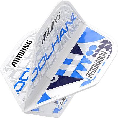 Red Dragon Flights Airwing Luke Humphries Coll Hand Moulded Dart Flight Dartflights 2023 Standard Weiß F6910
