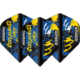 Red Dragon Flights Airwing Luke Humphries Coll Hand Moulded Dart Flight Dartflights 2023 Standard Schwarz F6911