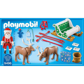 Playmobil Christmas Weihnachten Rentierschlitten Santa Claus Weihnatsmann Schlitten