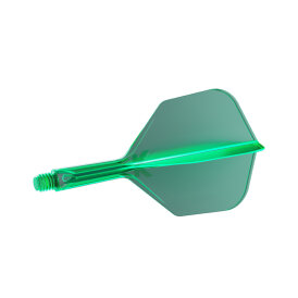 Target Dart K-Flex Flight- Schaftsystem patentierten Twist-System Grün Standard Nr.6 S Kurz