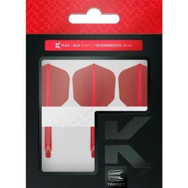 Target Dart K-Flex Flight- Schaftsystem patentierten Twist-System Rot Standard Nr.6 IM Intermediate
