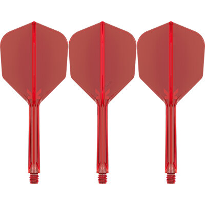 Target Dart K-Flex Flight- Schaftsystem patentierten Twist-System Rot Standard Nr.6 M Mittel
