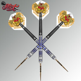 Shot Steel Darts Michael Smith Bully Boy World Champion Limited Edition Dart Set-Skye 90% Tungsten Steeltip Darts Steeldart 24 g
