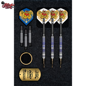 Shot Steel Darts Michael Smith Bully Boy World Champion Limited Edition Dart Set-Skye 90% Tungsten Steeltip Darts Steeldart 24 g