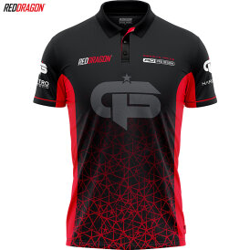 Red Dragon Darts Gerwyn Price The Iceman Inferno Pro Tour Red Player Shirt Matchshirt Dart Shirt Trikot Design 2023 Größe 2XL