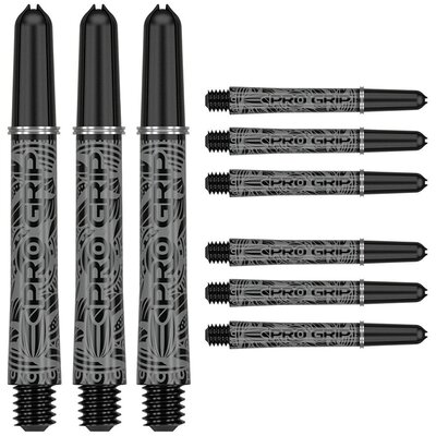 Target Pro Grip Ink Shaft 3 3er Satz Dartshafts mit Aluminium Ring in verschiedenen Designs