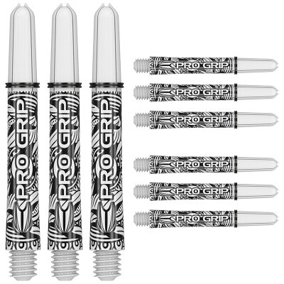 Target Pro Grip Ink Shaft 3 3er Satz Dartshafts mit Aluminium Ring Weiß M Mittel