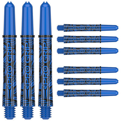 Target Pro Grip Ink Shaft 3 3er Satz Dartshafts mit Aluminium Ring Blau IM Intermediate