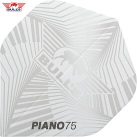 BULLS NL Dart Flight Piano 75 Flights Std. Dartflight Weiß 3er Satz