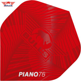 BULLS NL Dart Flight Piano 75 Flights Std. Dartflight Rot 3er Satz
