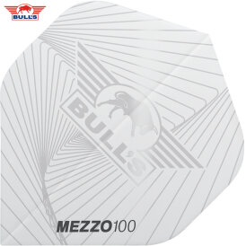 BULLS NL Dart Flight Mezzo 100 Flights Std. Dartflight Weiß 3er Satz
