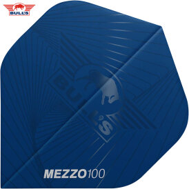 BULLS NL Dart Flight Mezzo 100 Flights Std. Dartflight Blau 5er Pack