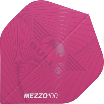 BULLS NL Dart Flight Mezzo 100 Flights Std. Dartflight Pink 5er Pack