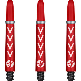 Shot Dart Shafts Koi Carbon Michael Smith Red mit Federring