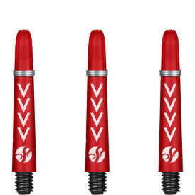 Shot Dart Shafts Koi Carbon Michael Smith Red mit Federring