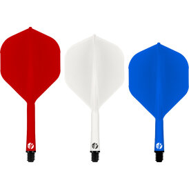 Shot Dart Flight Deck 2 in1 Schaft-Flights-System in verschiedenen Längen und Farben