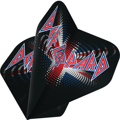Mission Dart Rock Band Flights Def Leppard Union Jack Dart Flights Official Licensed Nr.2 Std. Design F4172