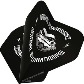 Mission Dart Flights Stormtrooper Logo on Black Dart...