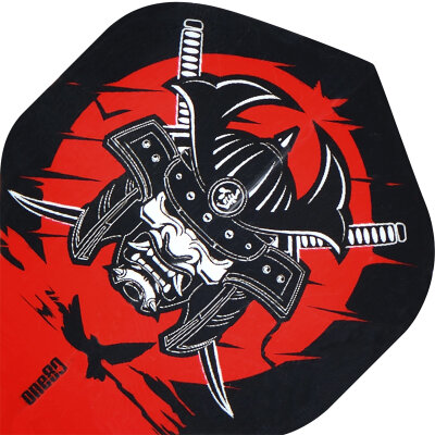one80 Dart Toni Alcinas The Samurai Dart Flight 2023 Dartflight Schwarz