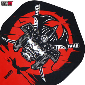 one80 Dart Toni Alcinas The Samurai Dart Flight 2023 Dartflight Schwarz