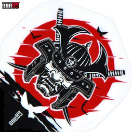 one80 Dart Toni Alcinas The Samurai Dart Flight 2023 Dartflight Weiß
