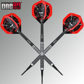 one80 Soft Darts Toni Alcinas The Samurai 90% Tungsten Softtip Darts Softdart 16,5 g