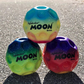 Waboba Moon Ball Gradient Rainbow, Undersea, Sunset Extreme Bouncing Springball Sprungball 3er Set