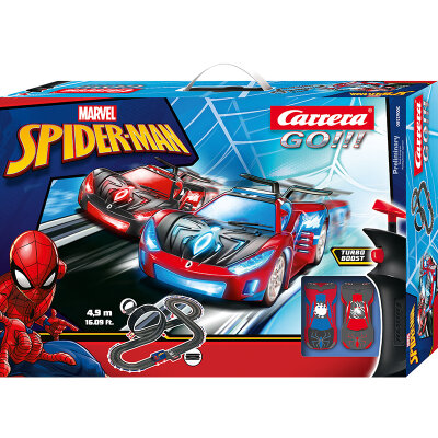 Carrera GO!!! Rennbahn Autorennbahn Spider Racing Set / Grundpackung 62580