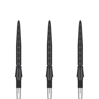 Target Steel Tip SWISS Point Dart Wechsel- Spitzen Schraubspitzen Schwarz Storm Point Diamond 26 mm