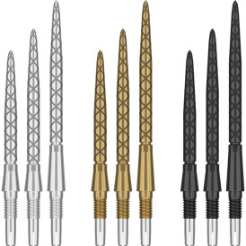 Target Steel Tip SWISS Point Dart Wechsel- Spitzen Schraubspitzen Schwarz Storm Point Diamond 35 mm