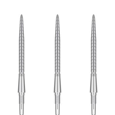 Target Steel Tip SWISS Point Dart Wechsel- Spitzen Schraubspitzen Silber Storm Point Quartz 35 mm
