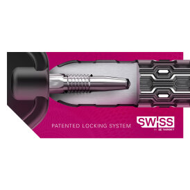 Target Steel Tip SWISS Point Dart Wechsel- Spitzen Schraubspitzen Silber Storm Point Quartz 35 mm