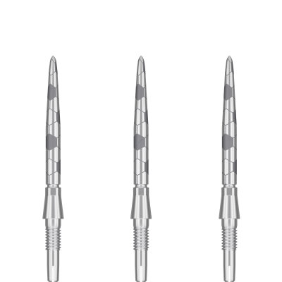 Target Steel Tip SWISS Point Dart Wechsel- Spitzen Schraubspitzen Silber Storm Point Onyx 26 mm