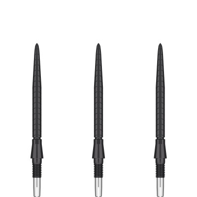 Target Steel Tip SWISS Point Dart Wechsel- Spitzen Schraubspitzen Schwarz Storm Point Quartz 30 mm