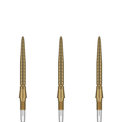 Target Steel Tip SWISS Point Dart Wechsel- Spitzen Schraubspitzen Gold Storm Point Quartz 26 mm