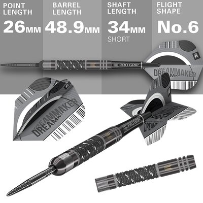 Target Steel Darts SWISS Point Dimitri van den Bergh X Echo Edition 90% Tungsten Steeltip Steeldart