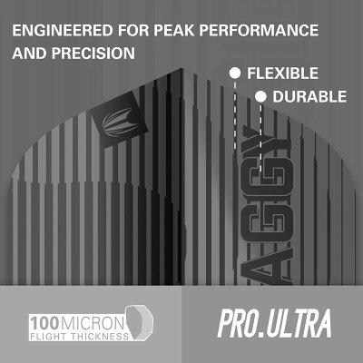 Target Dart Pro.Ultra Scott Williams Shaggy Black Dart Flight Dartflights Flight Nr.2 Design 2024