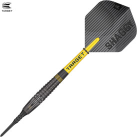 Target Soft Darts Scott Williams Shaggy Black 90% Tungsten Softtip Dart Softdart 20 g